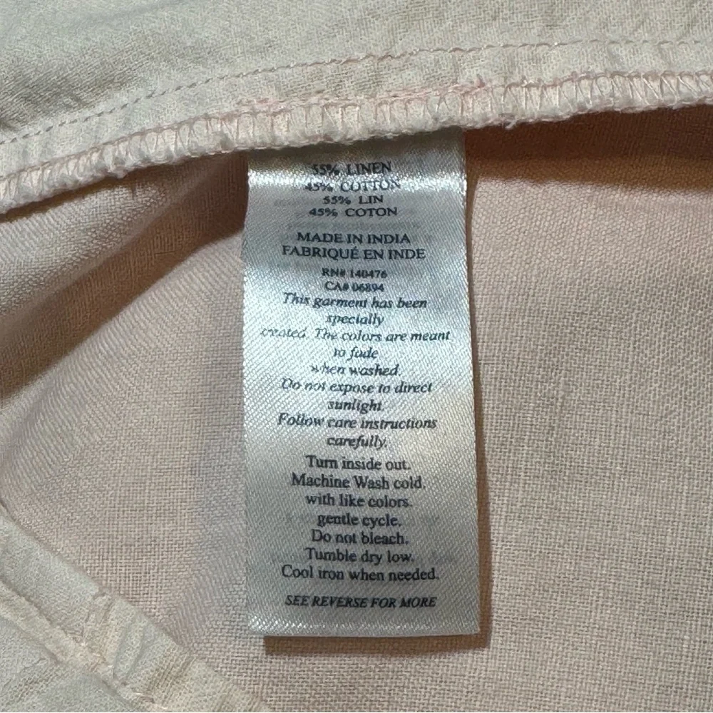 Faherty Malibu Short Mens 33 Summer Pink Linen Cotton Golf Casual